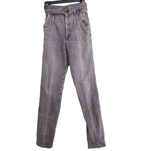 Vintage high waisted Roughrider jeans purple fold over